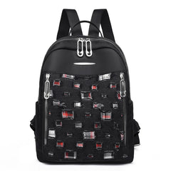 Teenage Girl School Bag, Women Backpack Solid Shoulder Bag