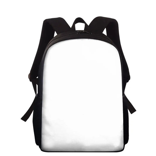 Cartoon Anime Pattern School Backpack for Boys Girls