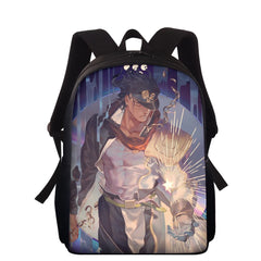 Cartoon Anime Pattern School Backpack for Boys Girls