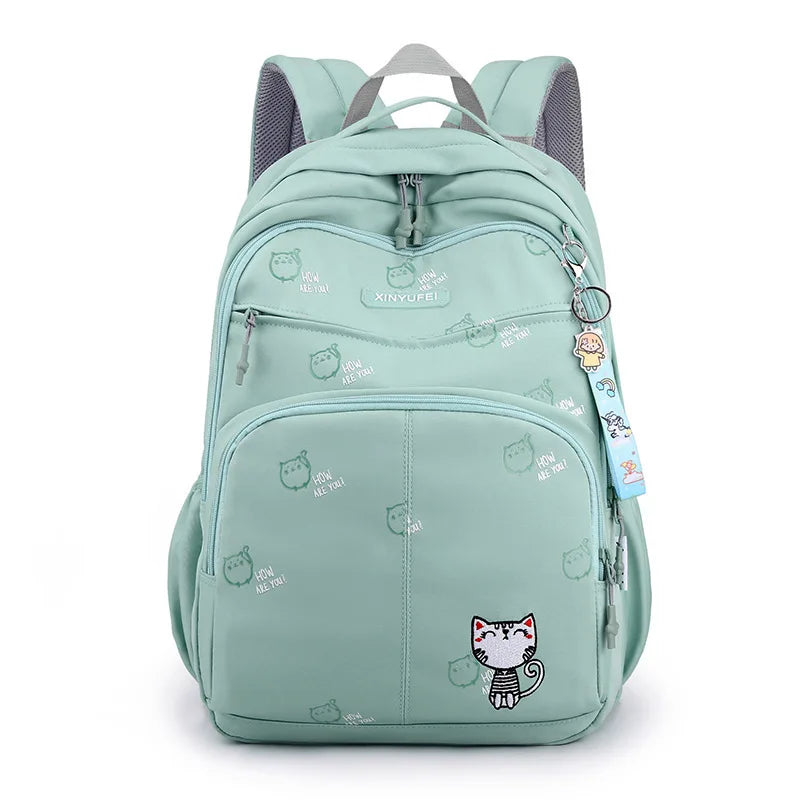 Girls Waterproof School Bag Children Backpack Kids Bookbag