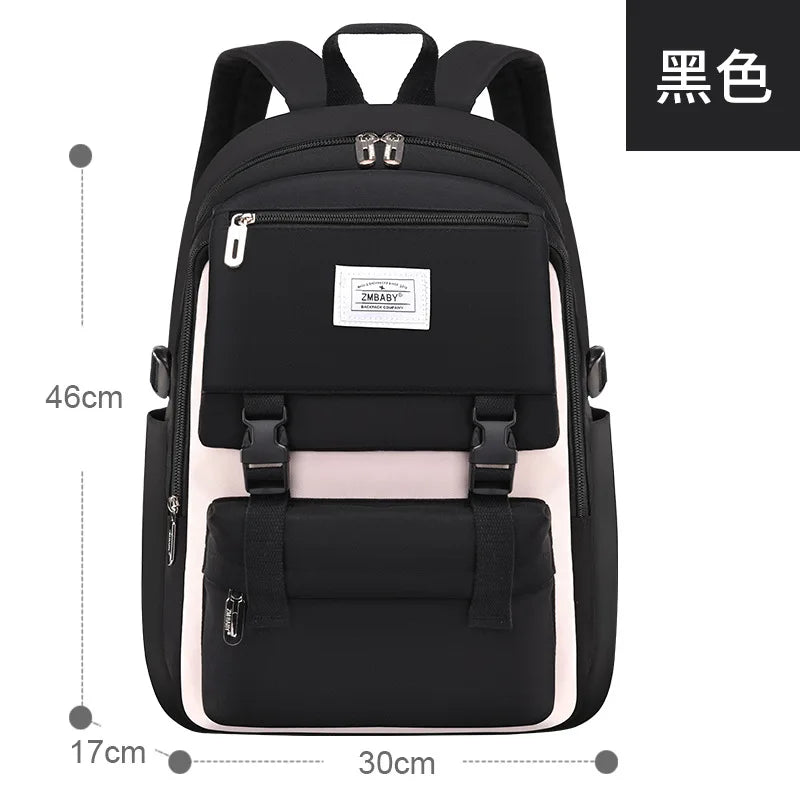 Waterproof School Bag for Girls Large Children Backpack