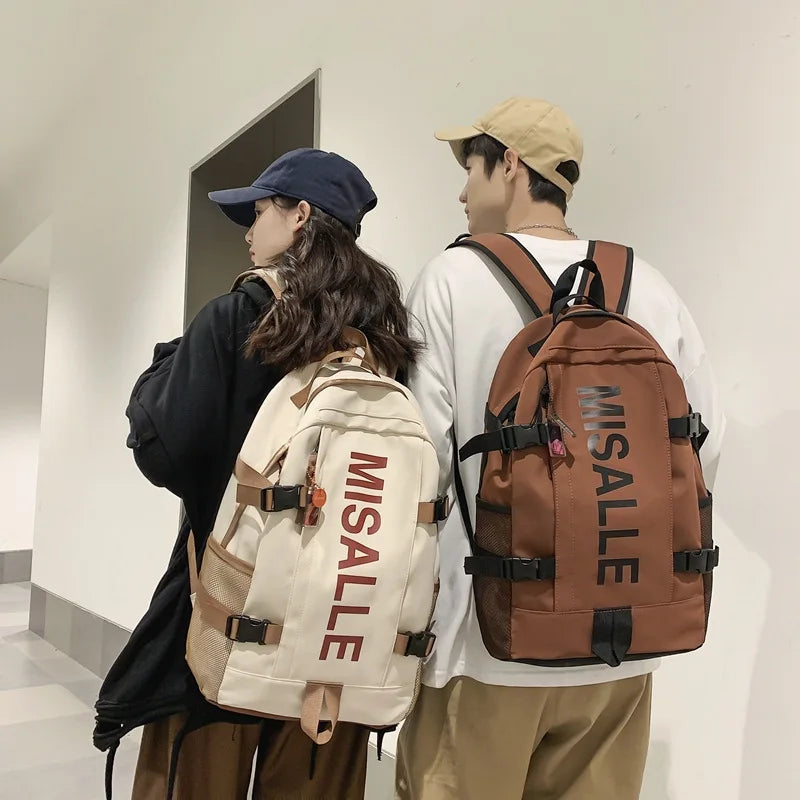 High Capacity Schoolbag Teenage Backpacks Boys Girls Laptop Mochila