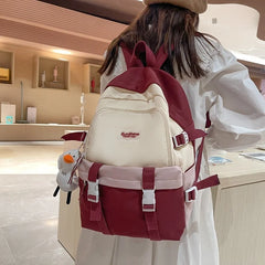 Teenarge Student Schoolbag Travel Backpack Large Capacity Women's Backpack