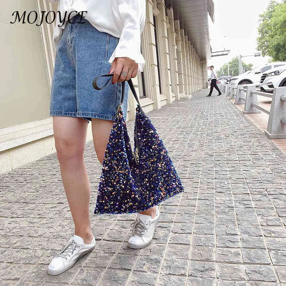 Sequin Handbag Women Large Capacity Tote Shopping Bags