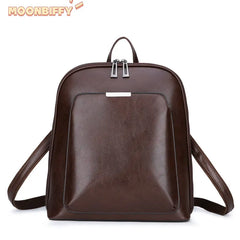 Sequined Leather Backpack Women Shoulder Bags Large Capacity Travel Bagpack