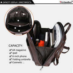 Sequined Leather Backpack Women Shoulder Bags Large Capacity Travel Bagpack