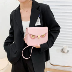 Sequined Owl Flap Shoulder Bag Chains Messenger Armpit Bags
