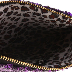 Sequins Envelope Clutch Bag Women Party Evening Handbag Purse Wallet