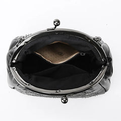 Rivet PU Leather Crossbody Bag with Chain Strap