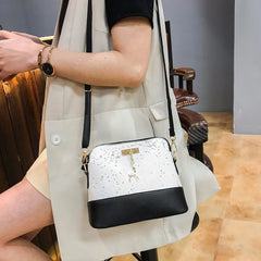 Sequins Tote Bags PU Leather Shell Clutch Bags