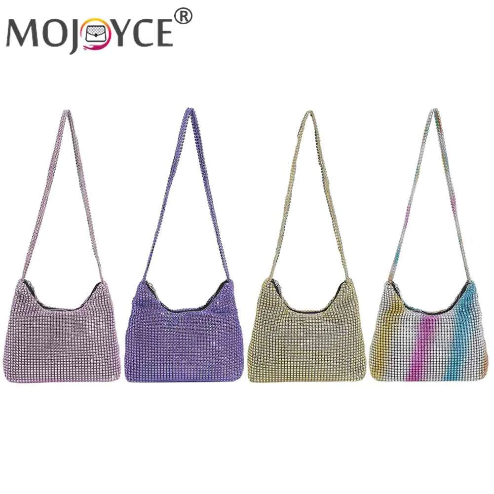 Sparkling Evening Clutch Underarm Shoulder Bag for Women
