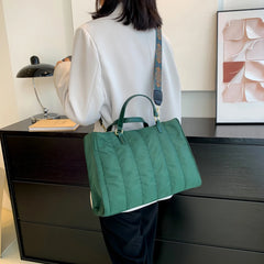 Large Capacity Women Shoulder Handbag Soft Portable for Travel