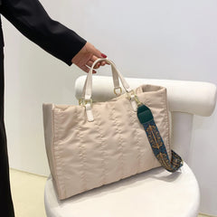 Large Capacity Women Shoulder Bag Soft Portable for Travel Gift