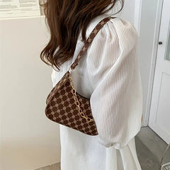 Vintage PU Leather Shoulder Bag for Women Summer Handbag
