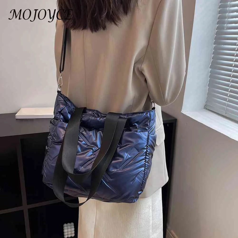 Quilted Shoulder Bag Large Capacity Lady Travel Purse
