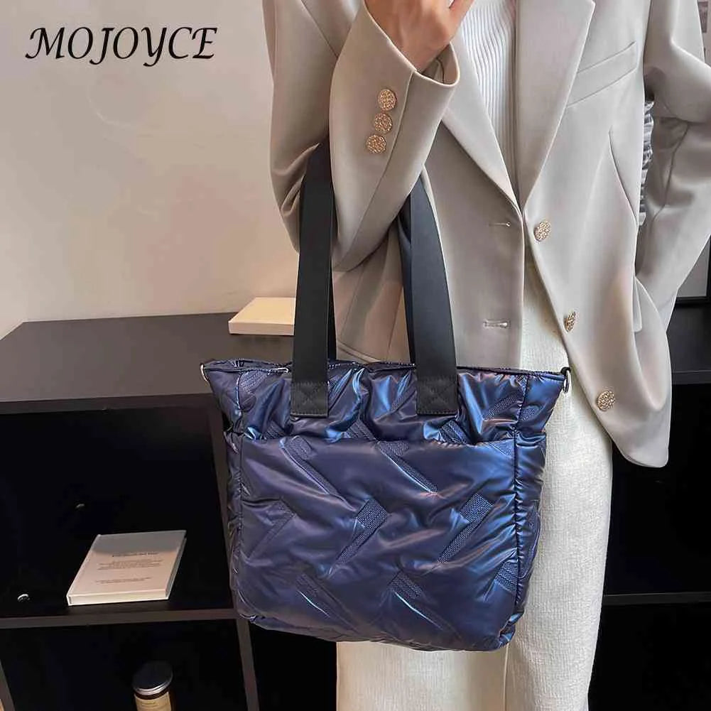 Quilted Shoulder Bag Large Capacity Lady Travel Purse