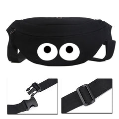 Unisex Shoulder Chest Bag Tool Waist Travel Crotch Funny Print Series