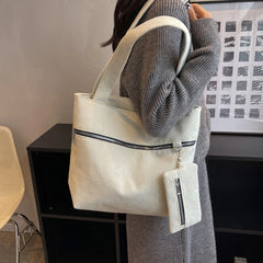 Women's Corduroy Shoulder Bag Handbag