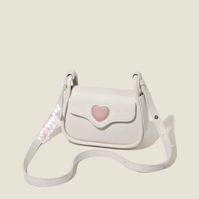 Women's PU Small Messenger Bag Sweet and Stylish