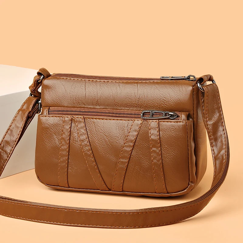 Shoulder Bags Women Light Crossbody Bag Female Soft PU Purses and Handbags Sac A