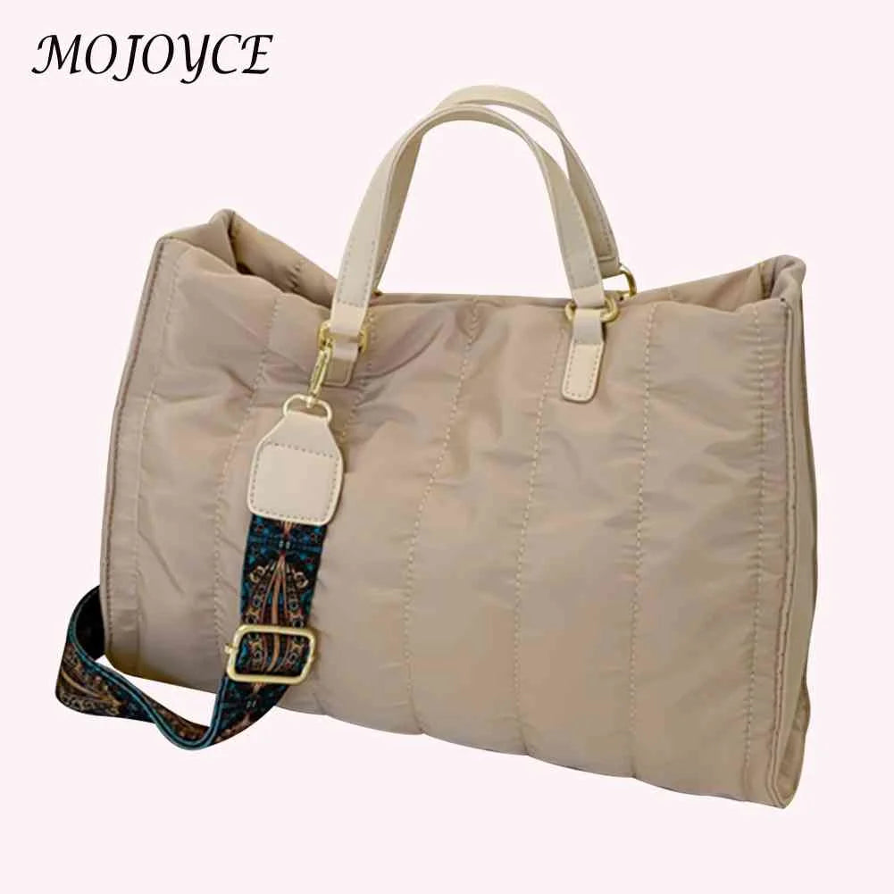 Large Capacity Women Shoulder Handbag Soft Portable Tote for Weekend Travel