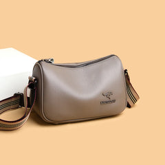 Shoulder Strap Women's Bag High PU Leather Ladies Shoulder Bag Letter Women Mess