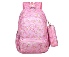 Children's Lightweight Printed School Bag with Shoulder Strap