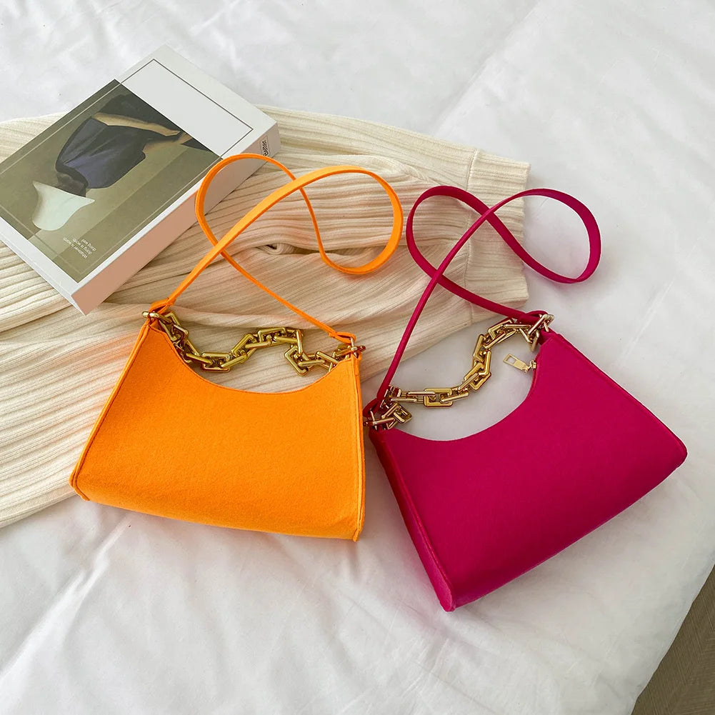 Chain Crossbody Shoulder Bag Small Handbag for Women