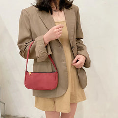 Small Nylon Shoulder Underarm Tote Bag