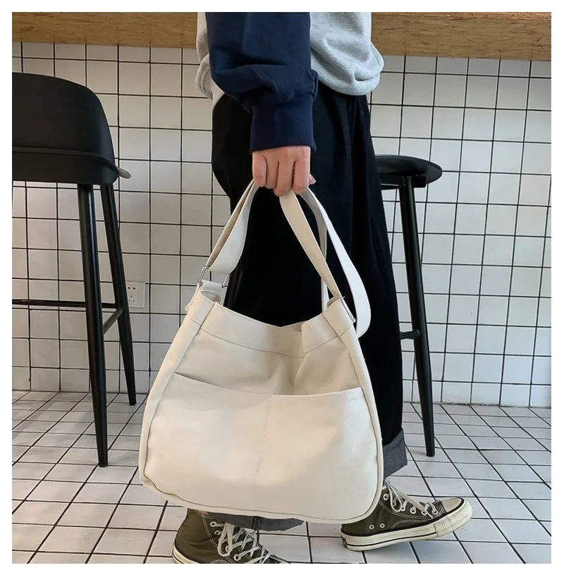 Women's Large Capacity Messenger Bag Waterproof Schoolbag