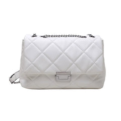 Chain Crossbody Bag Large Capacity PU Leather Messenger All-match