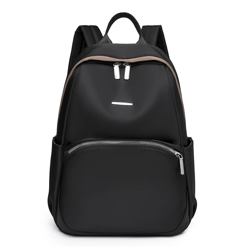 Women's Nylon Backpack Large Capacity Travel Shoulder Bag