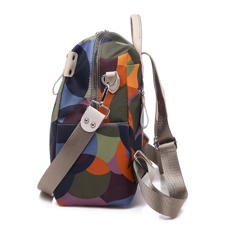 Women's Nylon Backpack School bag For Girl's Teenagers Casual Travel Bag