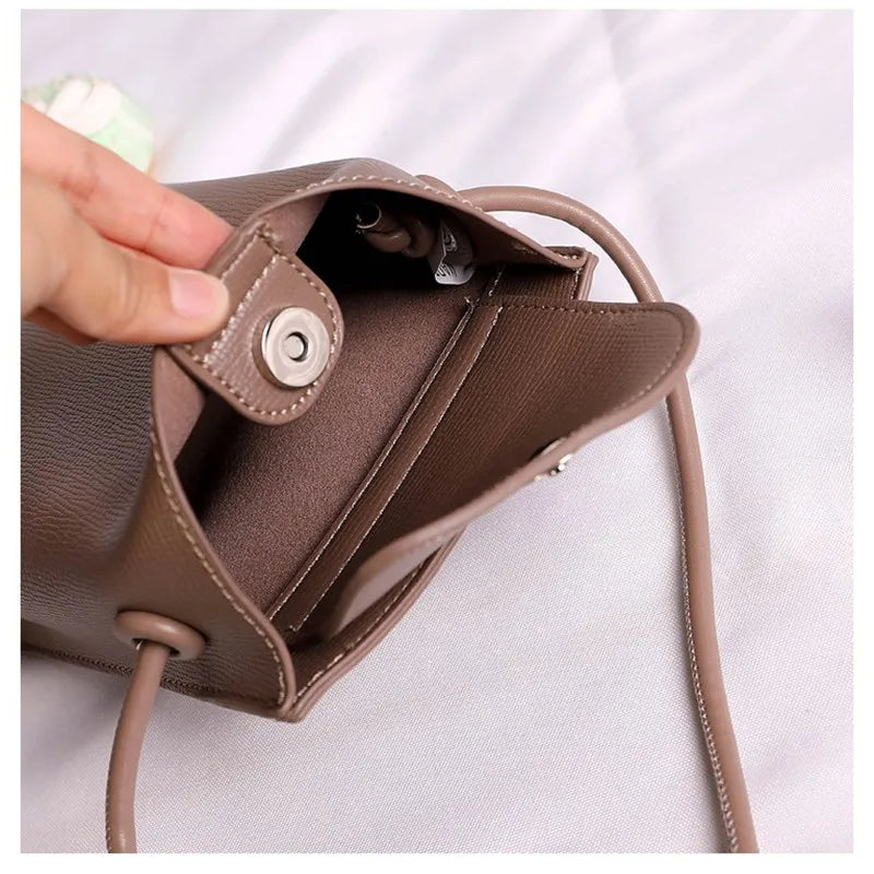 Women's Shoulder Bags Mini Cell Phone Pouch Wallet Crossbody