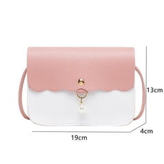 Women's Crossbody Bag Solid Shoulder Messenger Lady Pendant