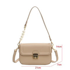 Women's Single Shoulder PU Leather Handbag Clutch Bag