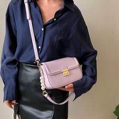 Women's Single Shoulder PU Leather Handbag Clutch Bag