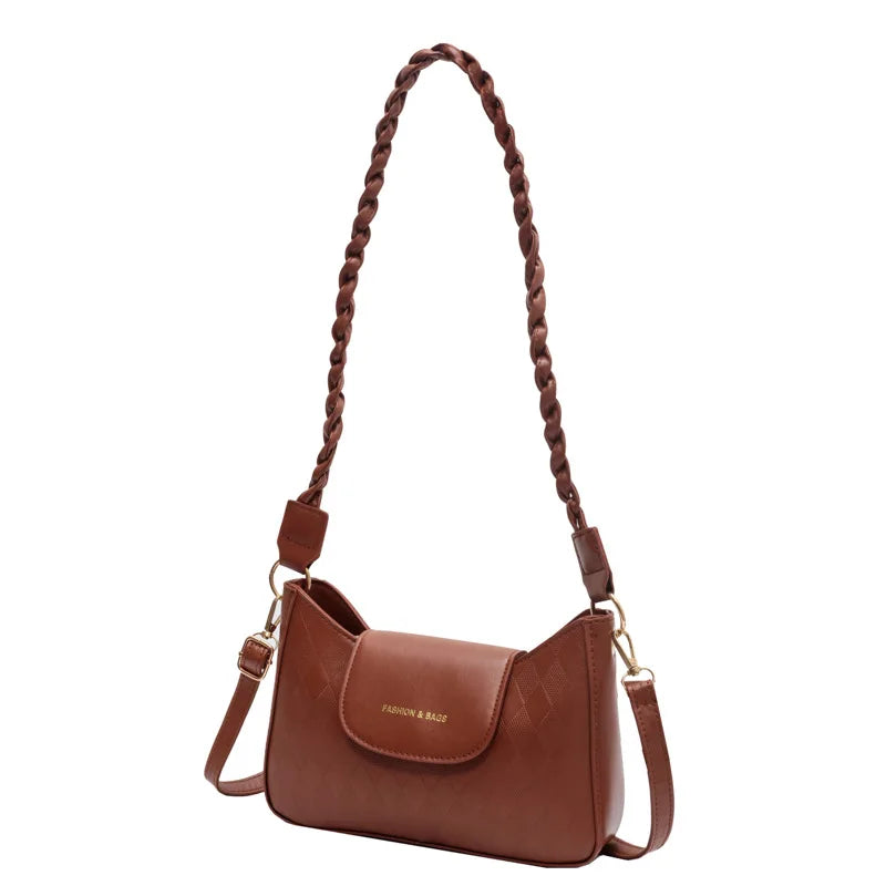 Women's Crossbody Shoulder Bag PU Leather Clutch