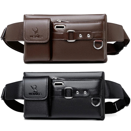 Men's Large Capacity Waist Bag Single-Shoulder Multi-Function Chest Bags