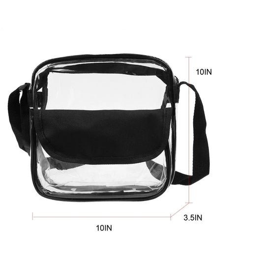 Transparent PVC Sling Bag Beach Purse Crossbody Cell Phone Pouch