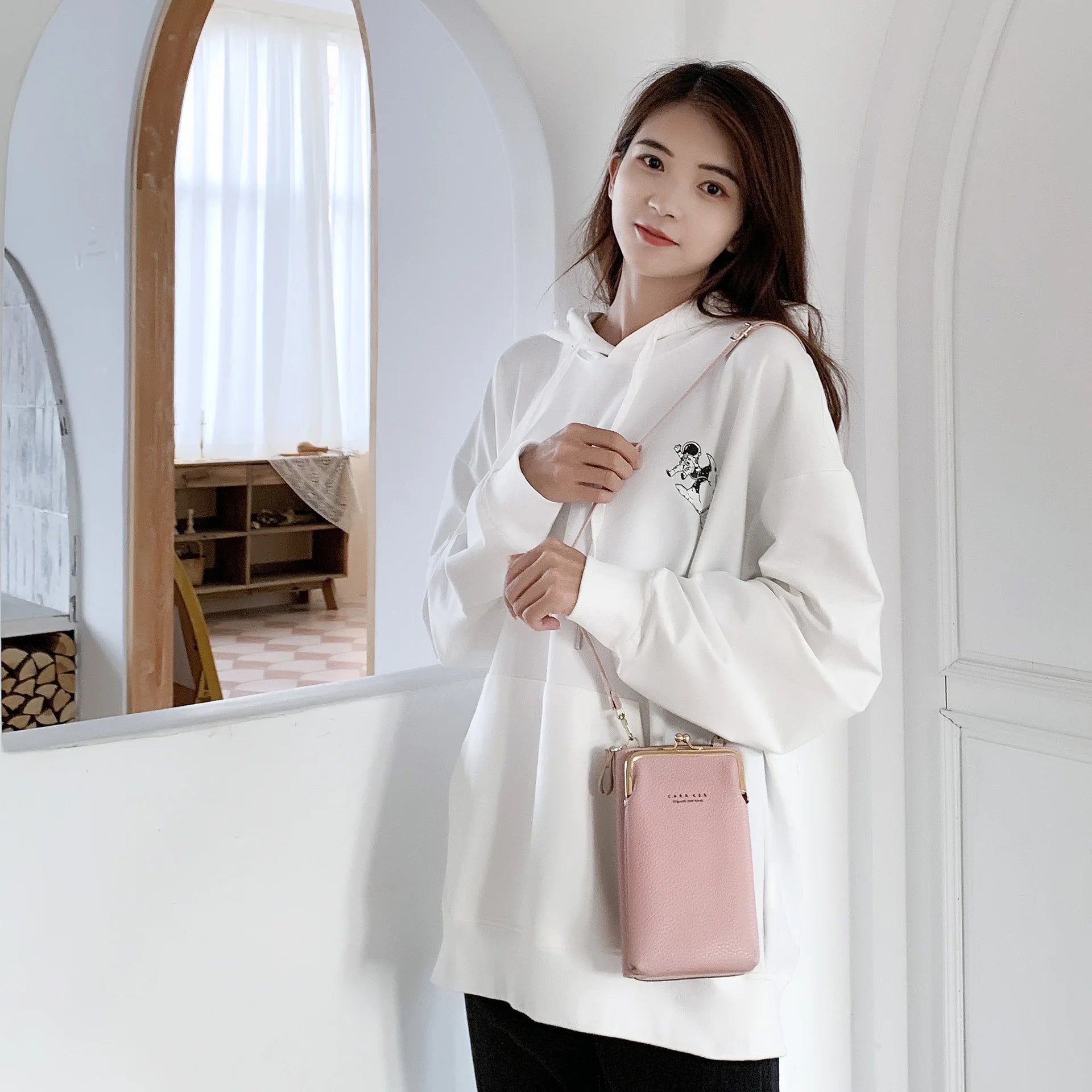 Small Crossbody Bags Women Mini PU Leather Shoulder Messenger Bag Yellow