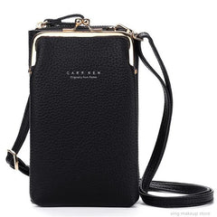 Women PU Leather Small Crossbody Bag Yellow Zipper Flap