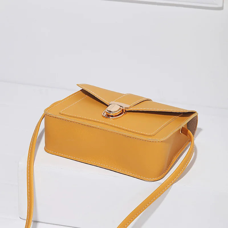 Small Crossbody Bags for Women Mini PU Leather Shoulder Messenger Bag