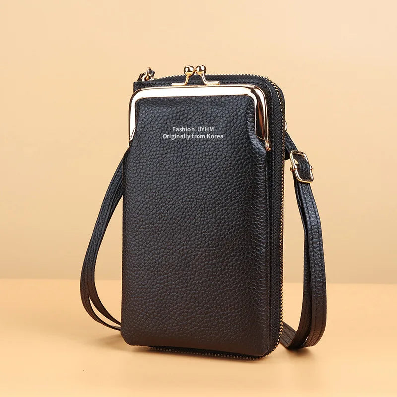 Small Crossbody Bag Matte PU Leather Shoulder Messenger Clutch Bolsas