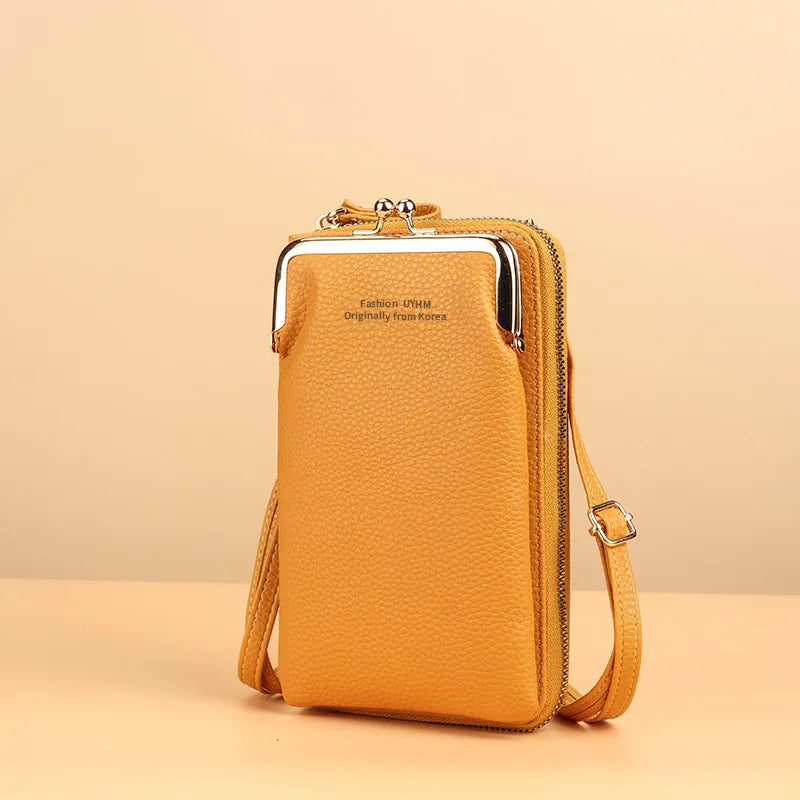Small Crossbody Bag Matte PU Leather Shoulder Messenger Clutch Bolsas