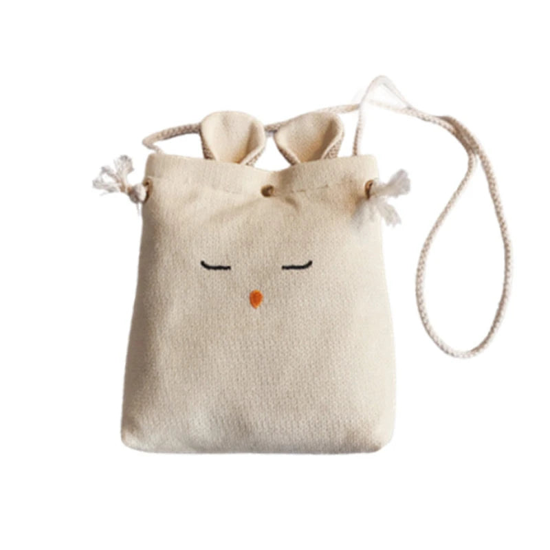 Small Canvas Crossbody Bag for Women Mini Shoulder Messenger Bag