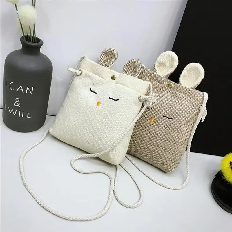 Mini Canvas Crossbody Bag for Women Girls Phone Purse