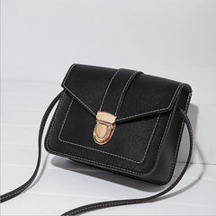 Small Crossbody Bag Yellow PU Leather Shoulder Messenger for Women