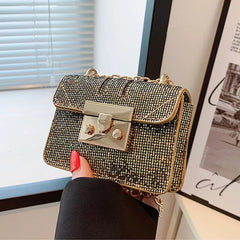 Women's Small Flap Shoulder Bag PU Leather Crossbody Handbag