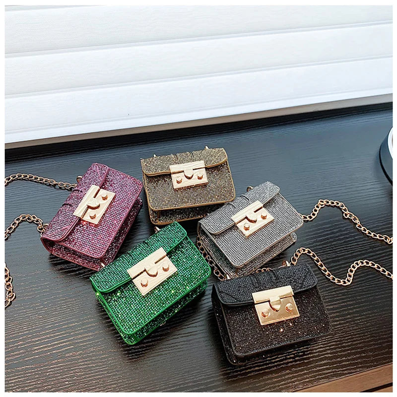 Women's Small Flap Shoulder Bag PU Leather Crossbody Handbag